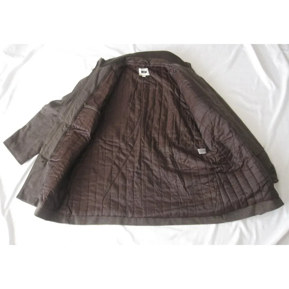 Joseph Abboud Over Coat Utility Liner Wool Minimalist Streetwear Sz XXL (MJ72)